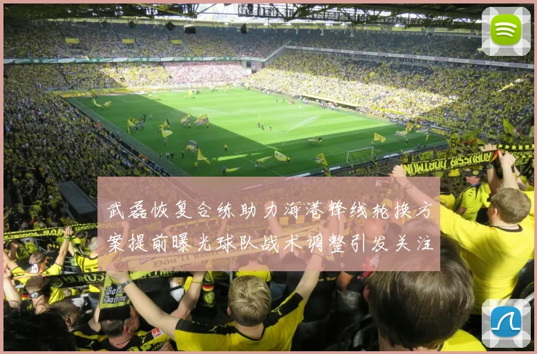武磊恢复合练助力海港锋线轮换方案提前曝光球队战术调整引发关注